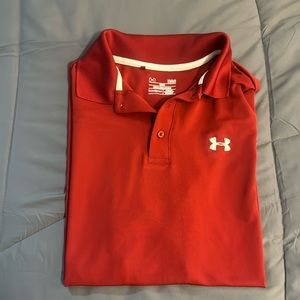 Under Armour Polo Red Large
